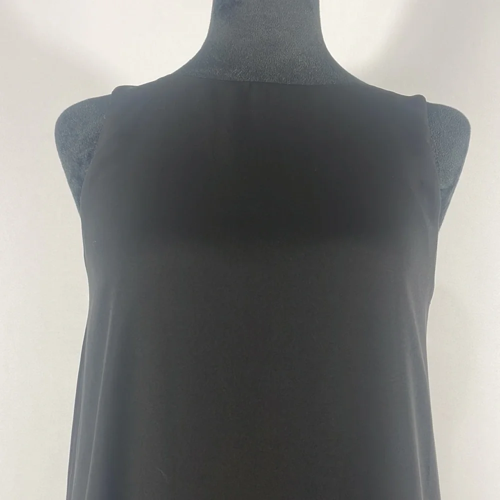 Miami Black Back Bow Dress, Small, Sheer with slip,mini, little black dress - Picture 6 of 10